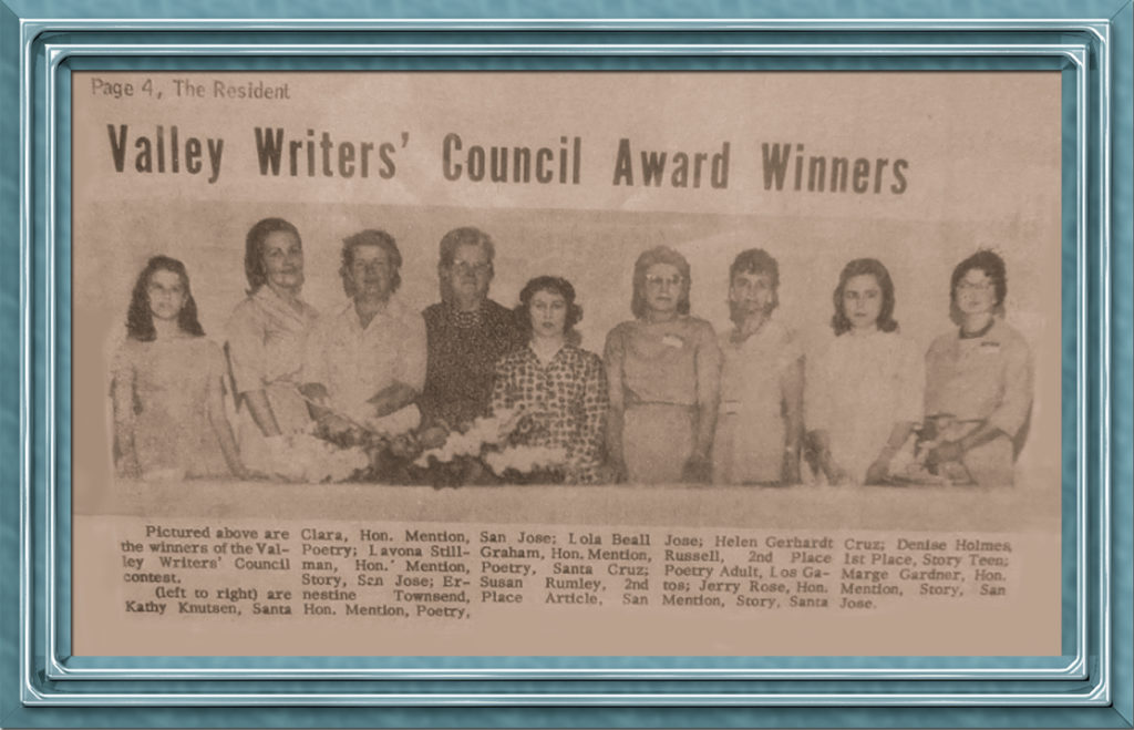Vally Writers' Council Award Winners