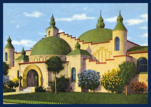 Postcard of Rosicrucian Planetarium 