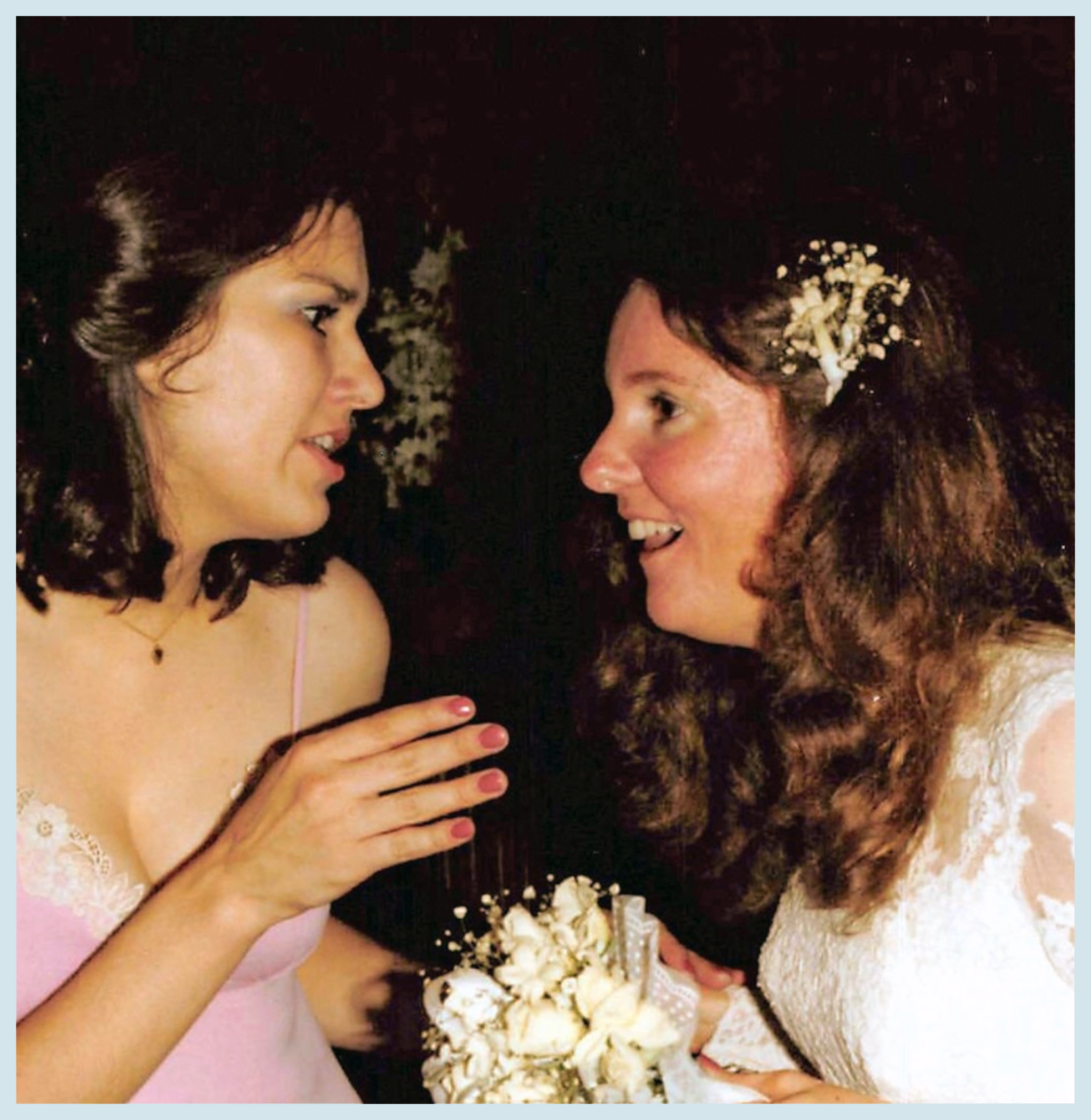 Engaging with the bride