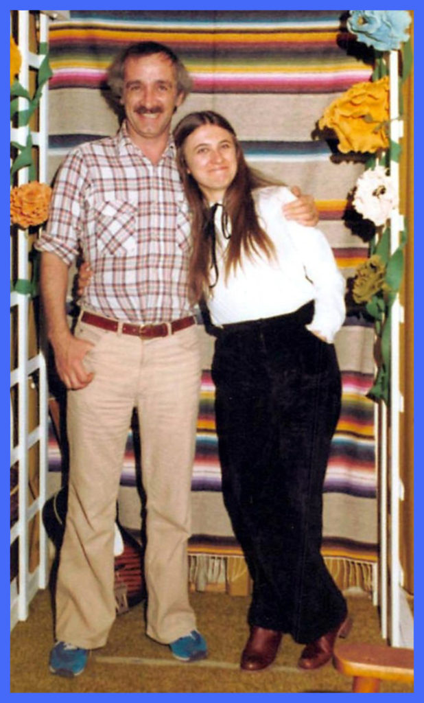 Michael Arnold, who was in charge of the Law House, with girlfriend.