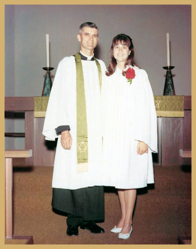 My father and I on my Confirmation Day.