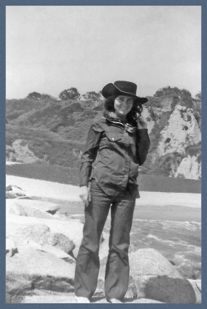 Mary Bennett, Cowgirl. in the Sand, circa 1969