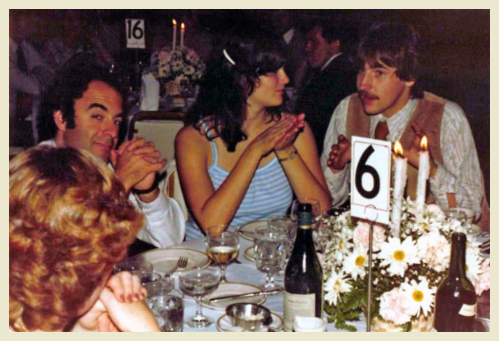 Robert Lovenheim, Joyce and John Salter at table #6