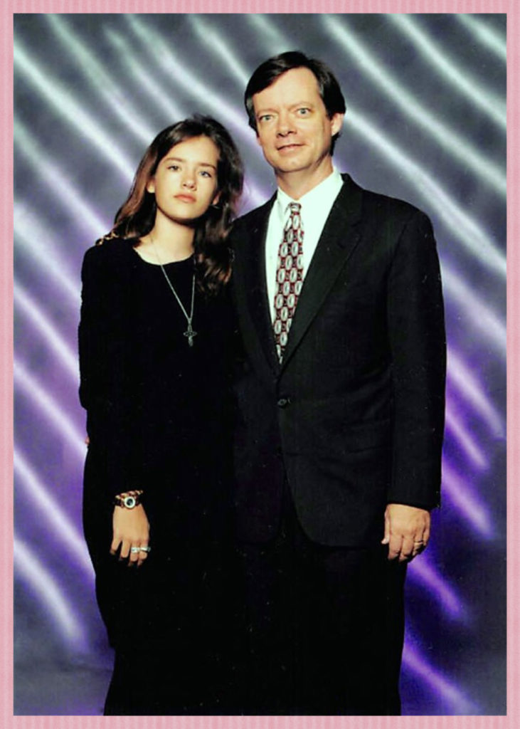 My daughter with her father at her Father-Daughter high school dance.