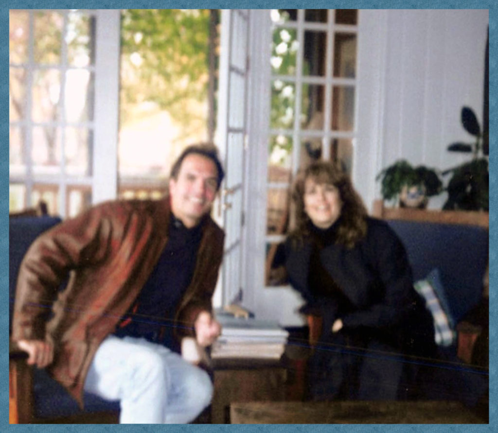 Someone failed to focus this shot of me and Joe Maurer.