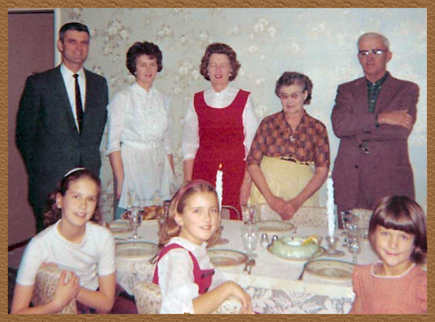 My family with grandparents in their younger days.