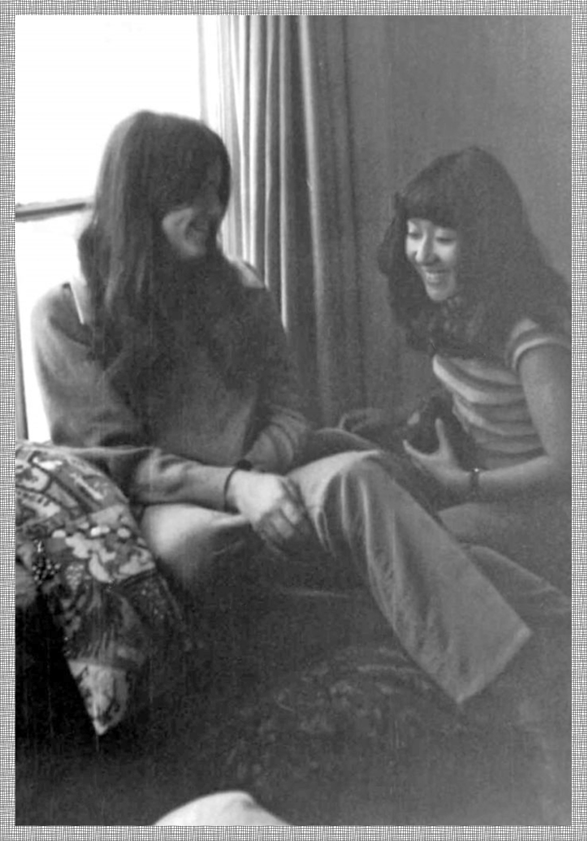 With my 1971 roommate, Miya Kamijo