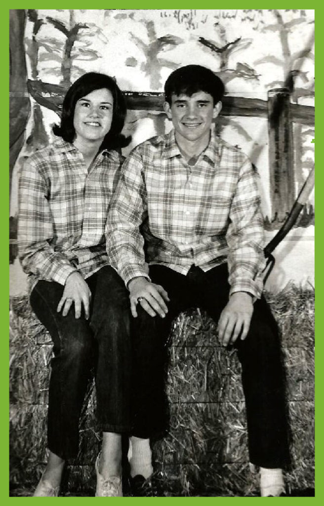 Kathy & Lewis at Sadie Hawkins April 1968
