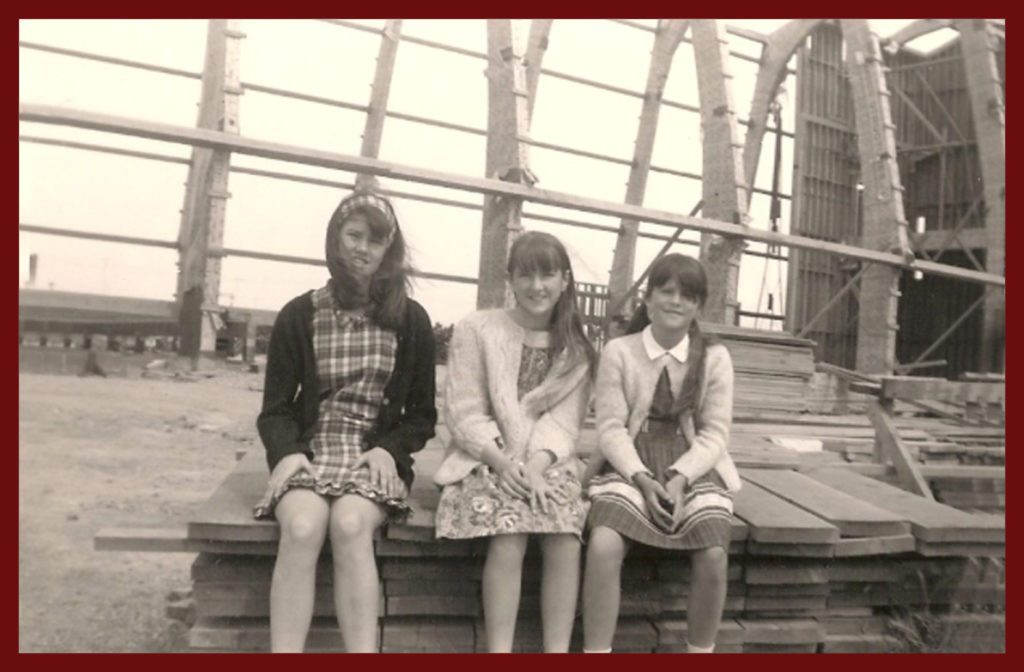 With my sisters in '66