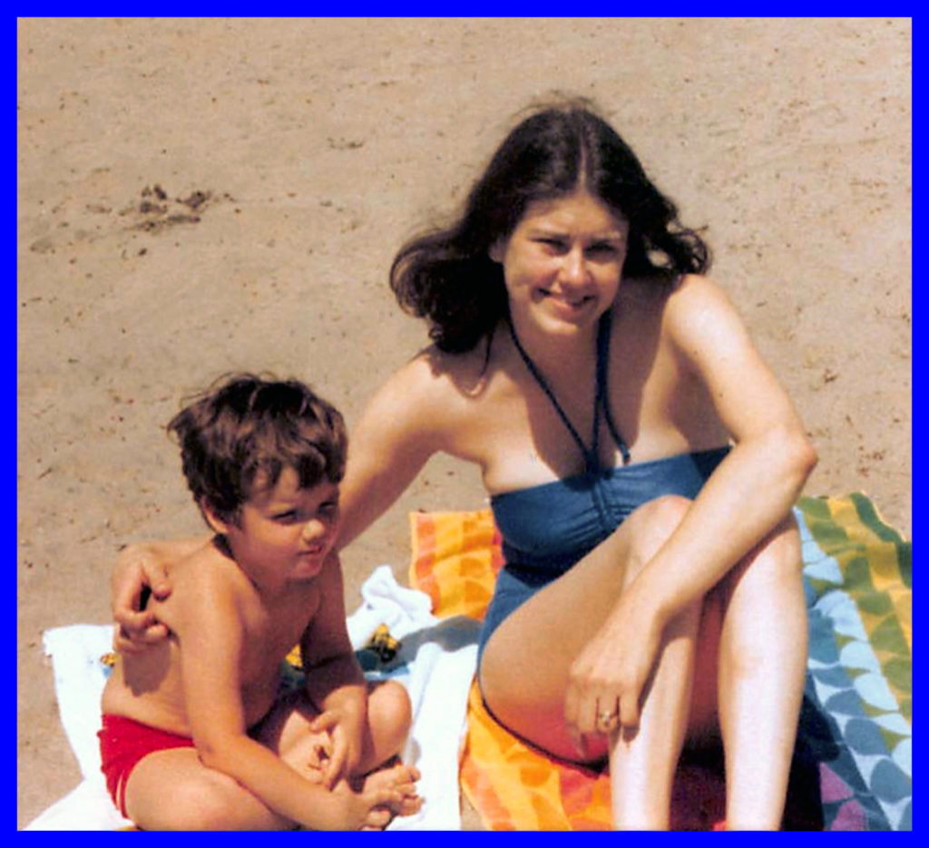 CD & me on the beach in Tahoe