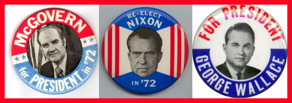 1972 Campaign Buttons