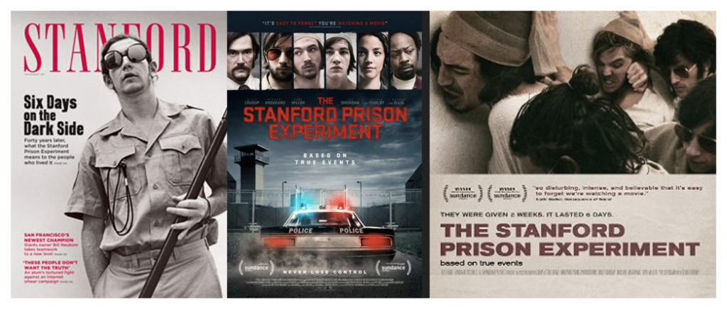 Posters for the 2015 film about the Stanford Prison Experiment