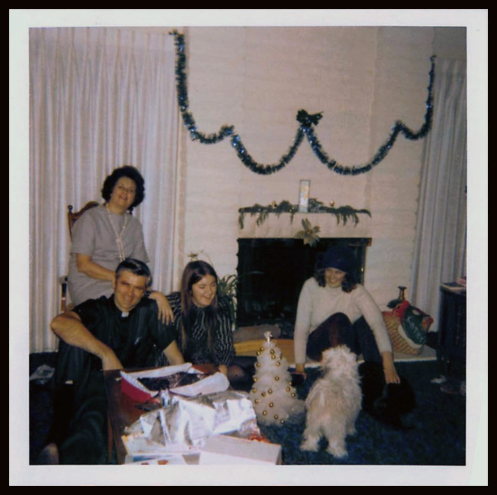 In San Diego with the family around '71.