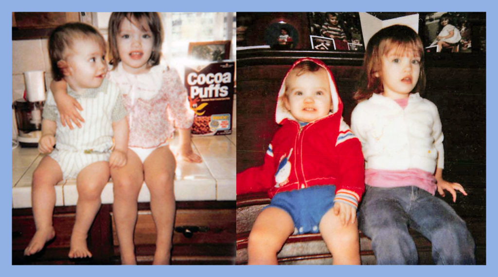 Tata & Anni, as they called each other. Tata loved to perch on counters - and pianos.